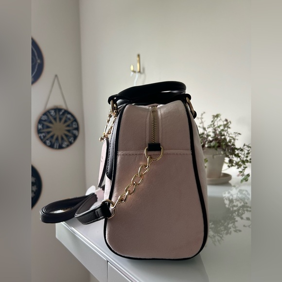 Juicy Babypink & Dark Brown Heritage Crown Velour Bowler - Picture 2 of 5